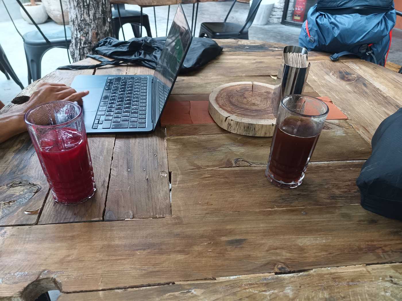 テラス席の様子